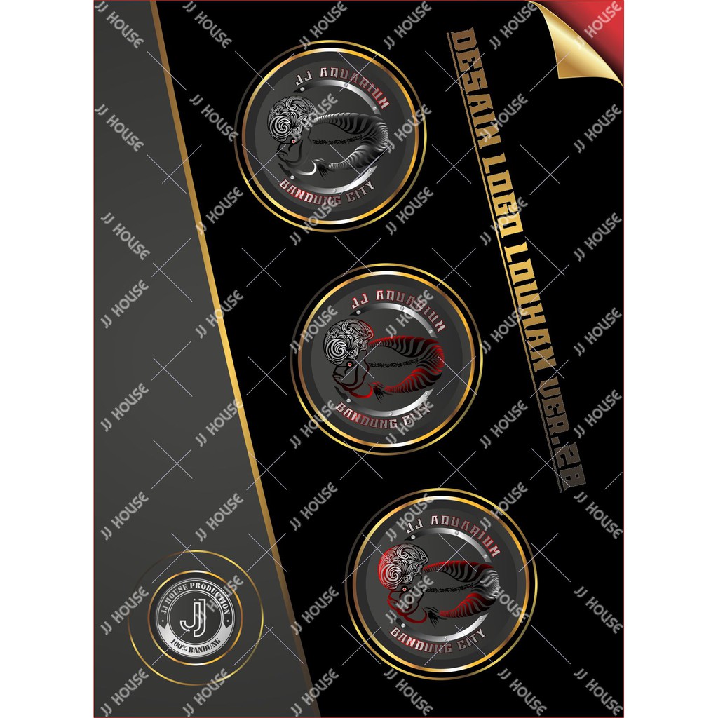 Desain Logo Louhan u Pribadi/Toko/Olshop Aquarium