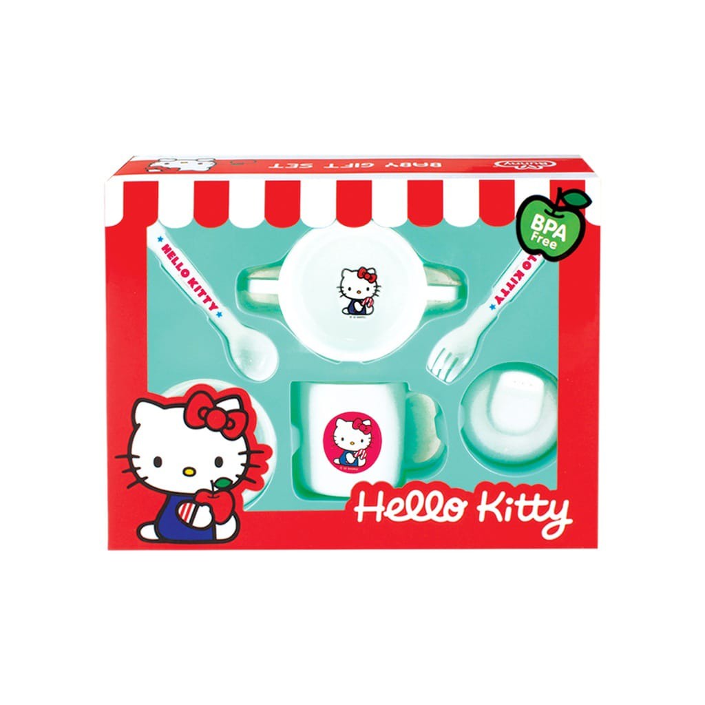 lusty Bunny Hello Kitty Feeding Set Small - Perlengkapan Makan Bayi