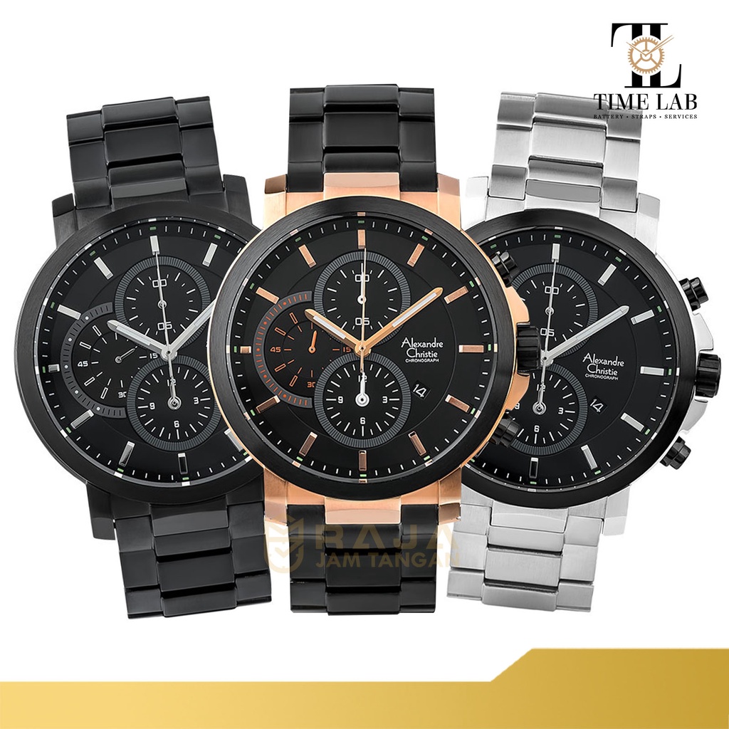 JAM TANGAN PRIA ALEXANDRE CHRISTIE AC6350 / AC 6350 / AC6350M / AC 6350 MC ORIGINAL 100% TIMELAB