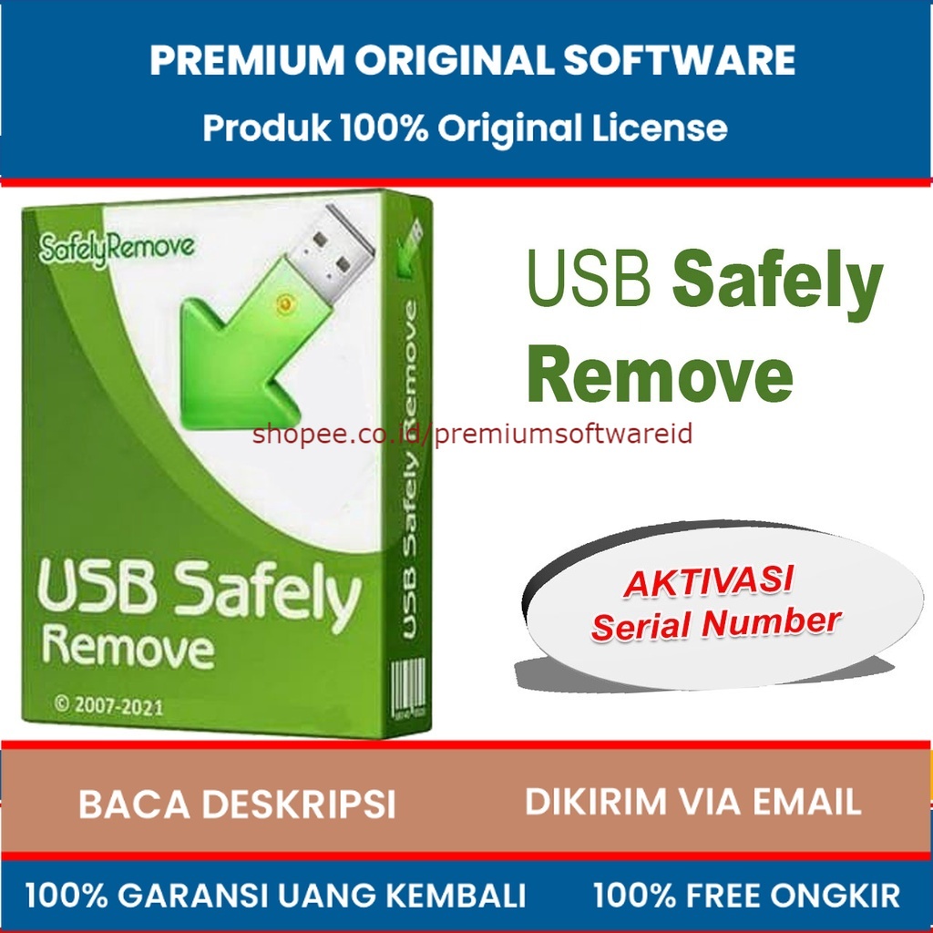 Lisensi USB Safely Remove V6.1.7 Original Full Version + Serial Number Aaktivasi