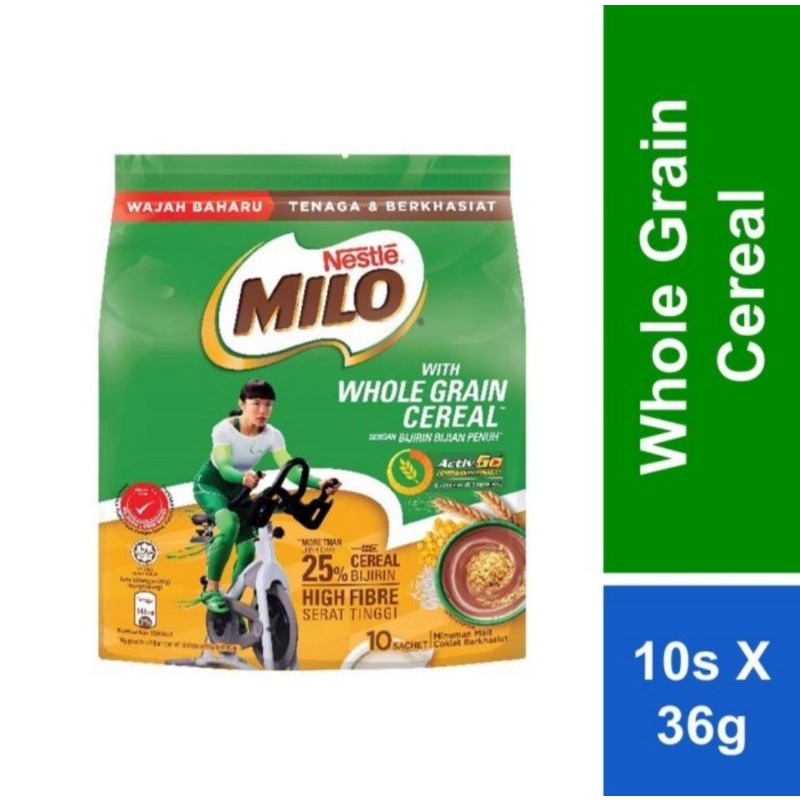 

Milo Malaysia with whole grain cereal/ milo dark chocolate