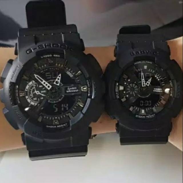 Jam tangan couple/ G shock & Baby G-HC 197