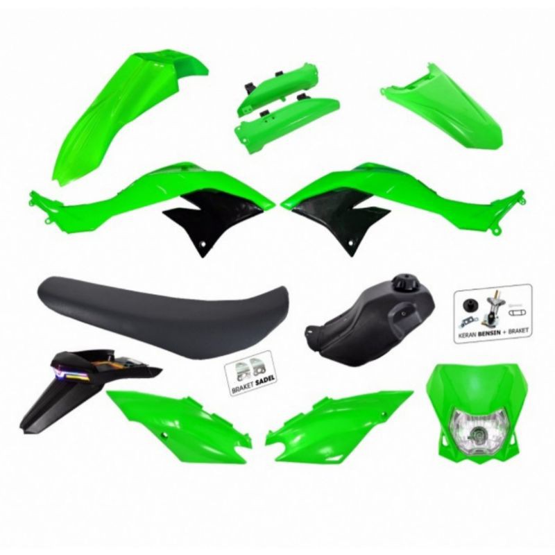 Body Trail Full Set DTRACKER NEW HRV Motocross