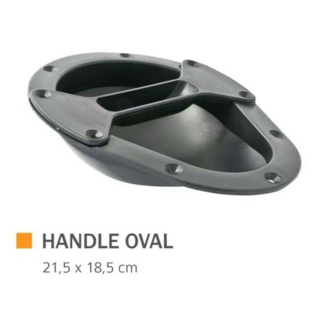 Handle Salon Speaker Plastik Model Oval ukuran 21,5 x 18,5cm