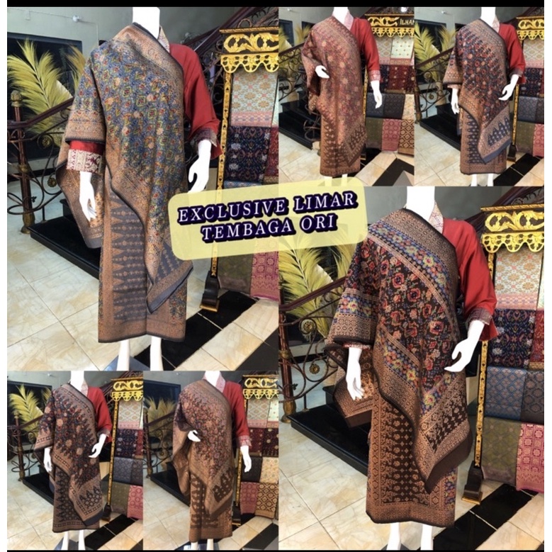 Jual EXCLUSIVE Songket Limar Antik Ori Tembaga / Songket Tenun ...