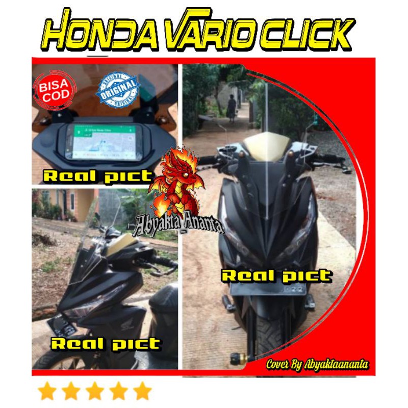 Kedok honda vario Click 150 125 2015 2017. kedok tampa windshield