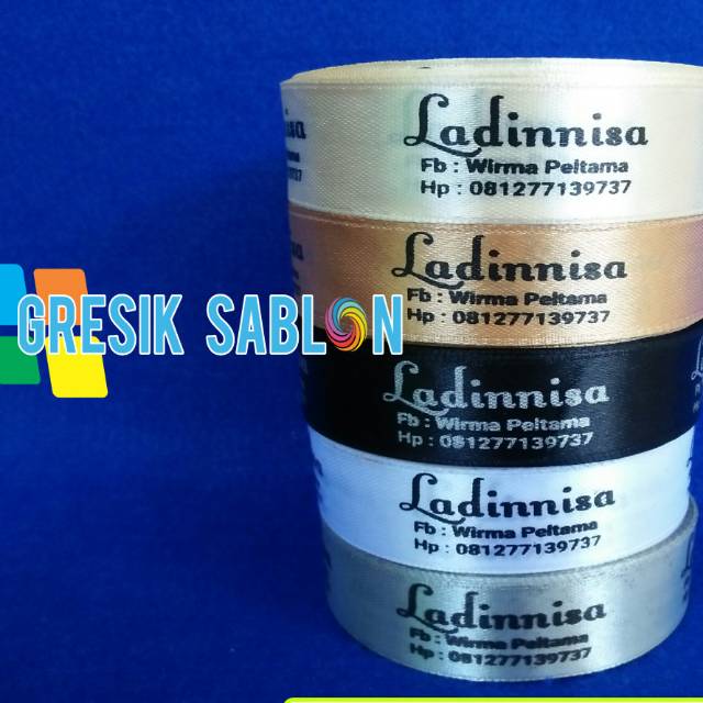 

Label Satin Ukuran 2 cm