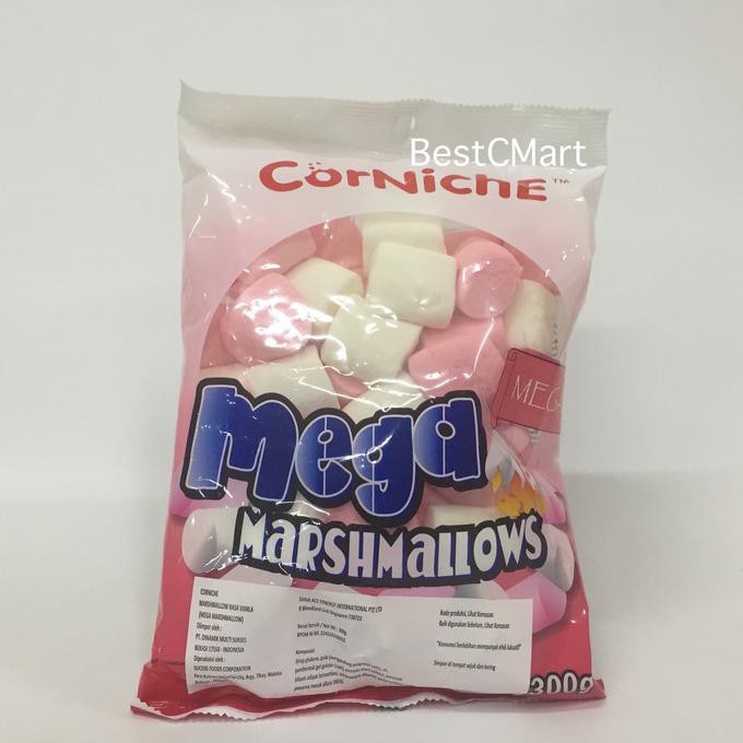 

PROMO ENAK CORNICHE MEGA MARSHMALLOW 300 GR Terlaris