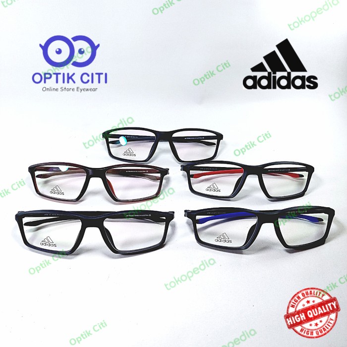 Murah Frame Kacamata Pria Sport Adidas A692 6073 Ringan Grade Original Berkualitas