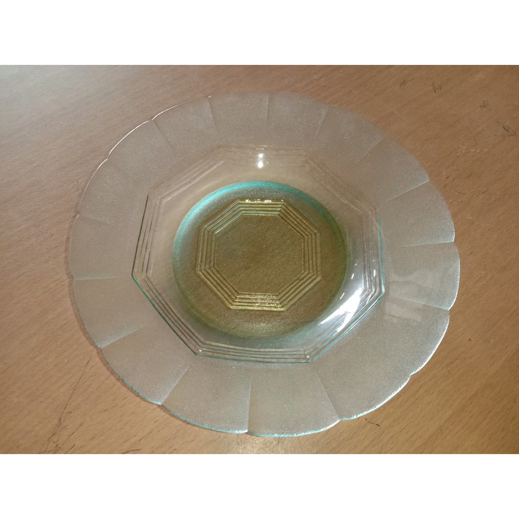 PIRING KACA BENING MURAH 9 inch SAMUDRA