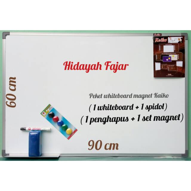 

papan tulis +whiteboard+magnet warna+penghapus whiteboard+spidol