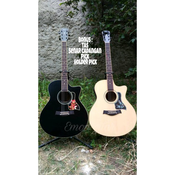 gitar akustik elektrik taylor custom