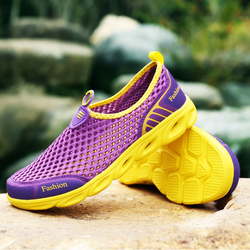 Musim Panas Wanita Cewek Gunung Waterproof Sepatu Sandal Slop Slip On Hiking Ringan Wanita Mendaki Tahan Air Adventure 198