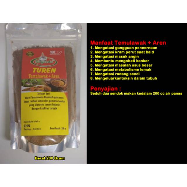 

TUREN, Temulawak + Aren