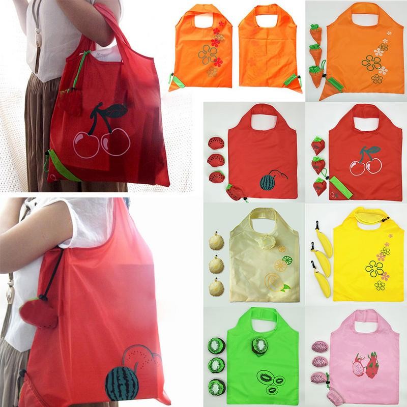 Tas Belanja Lipat Motif Shopping Bag Serbaguna