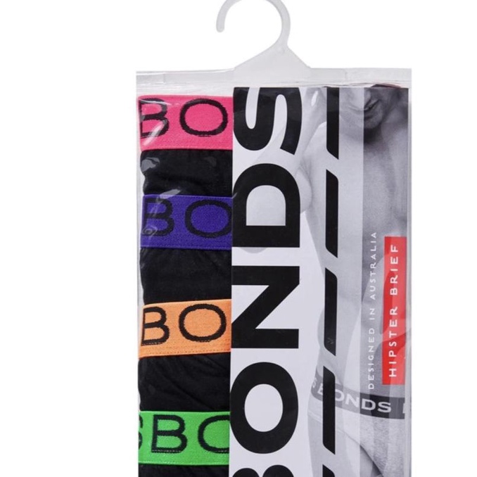 BONDS Celana Dalam Pria isi 4 Pack ORIGINAL