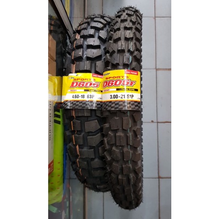 (CRF150) - (KLX150) - (WR155) BAN DUNLOP 460-18 DAN 300-21 DUAL PURPOSE -BAN LUAR DUNLOP BAN STANDAR