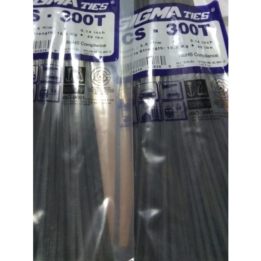 

➺ kabel Ties Sigma 300 x 3.6 mm (warna hitam dan putih) - Putih ☎