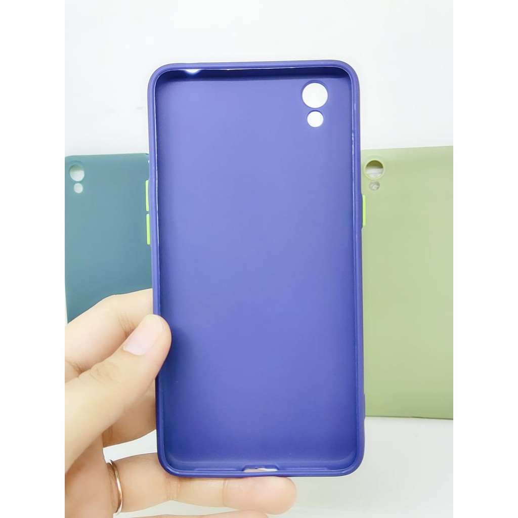 SMPC TPU Candy Oppo Neo 9 A37F 5.0 inch SoftCase Macaron Protection Camera Tombol Warna