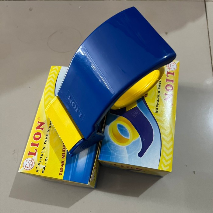 

Jualan Tape Dispenser Merk Lion (Cutter Pemotong Lakban) Diskon