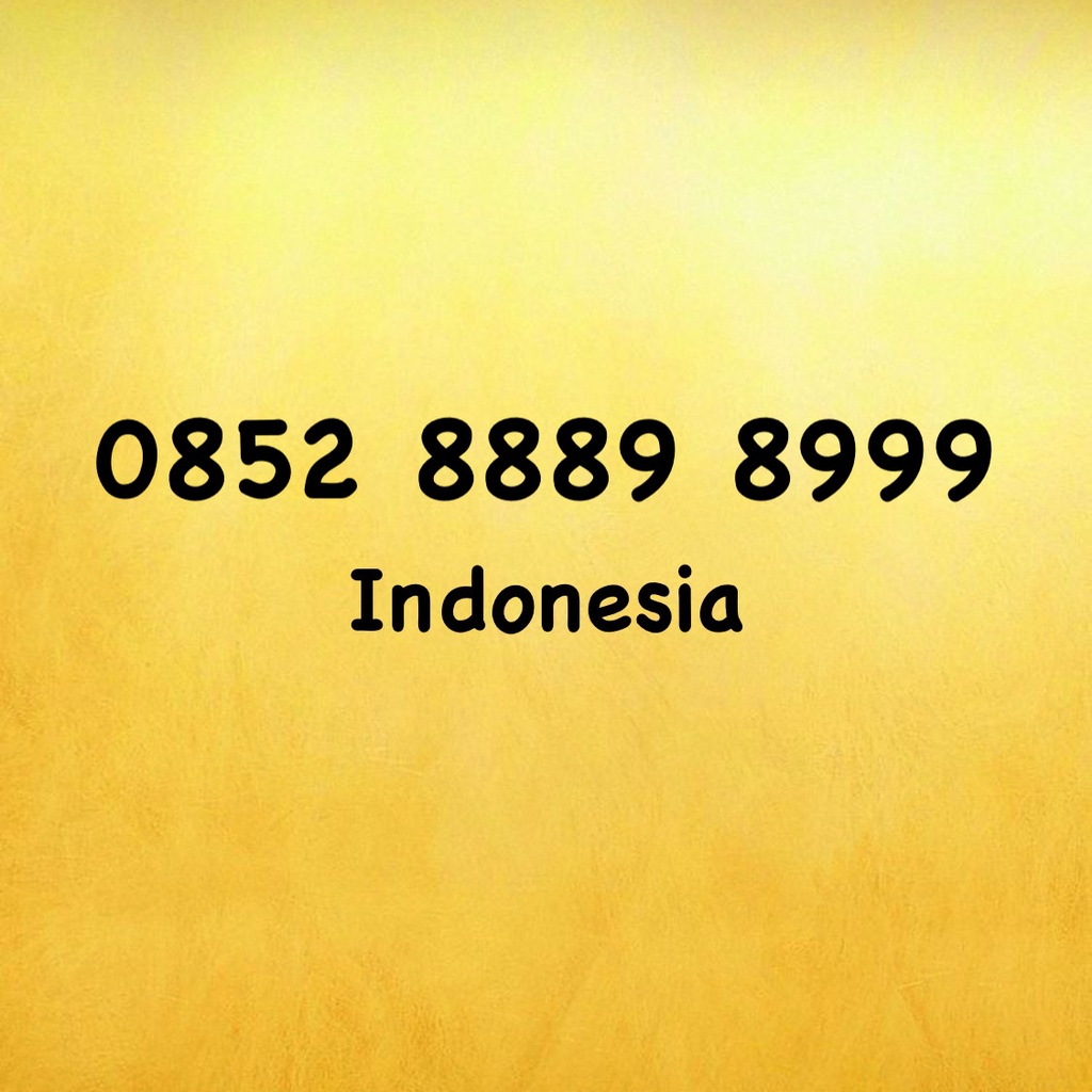 Nomor Cantik Kartu AS Triple A - 999 - 8989 - 899 - 0852 8889 8999