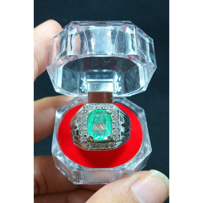 BATU ZAMRUD COLOMBIA ASLI NATURAL SIAP PAKAI