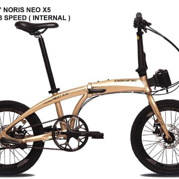 Sepeda Lipat 20 Pacific Folding Bike Noris Neo X5 ORIGINAL