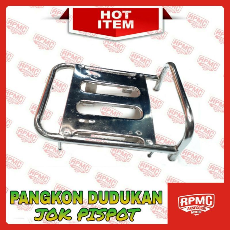 DUDUKAN PANGKON JOK JOG HONDA PISPOT MODIFIKASI C50 C70 C SERIES JOG PISAH TATAKAN