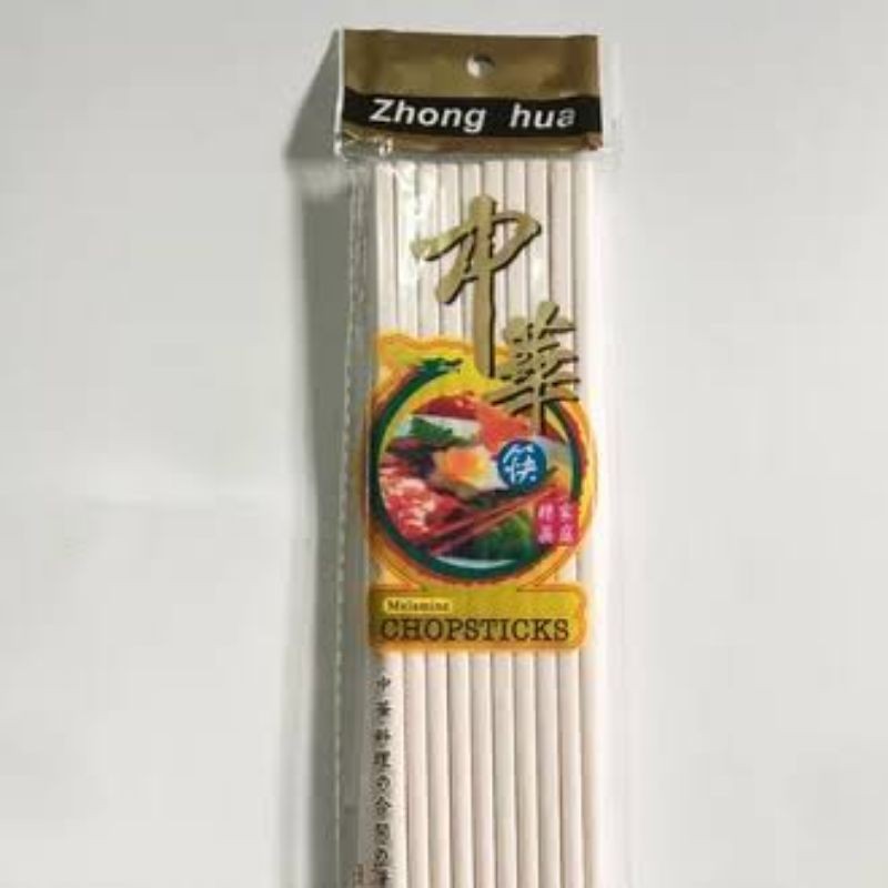 Sumpit Gading Melamin Putih / Sumpit Mie Plastik