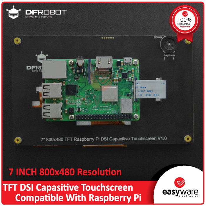 DFrobot TFT DSI Capacitive Touchscreen (Compatible with Raspberry Pi 4B/3B+/3B)