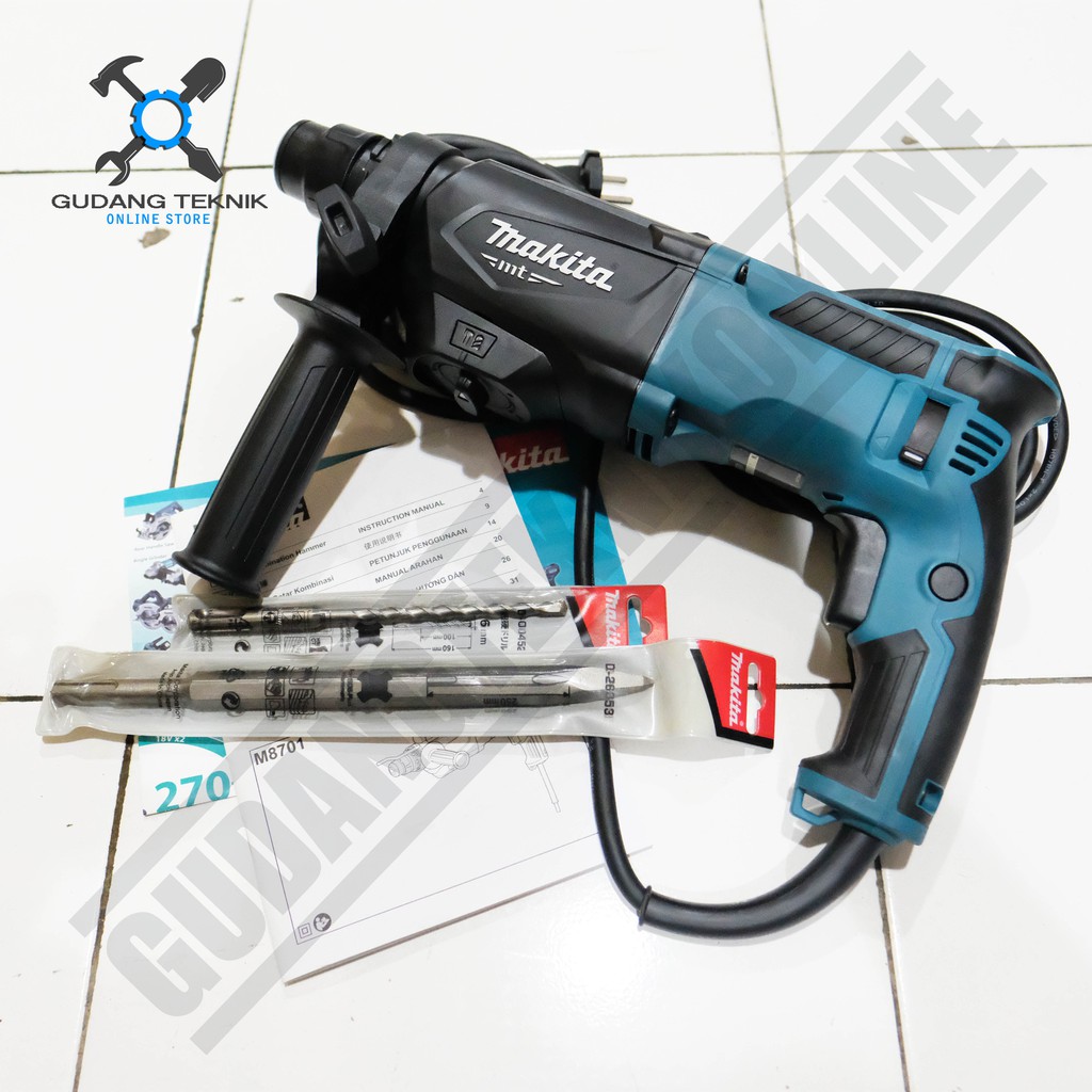 Rotary Hammer Makita M8701B / Bor Bobok Beton Makita M8701B Hammer Drill