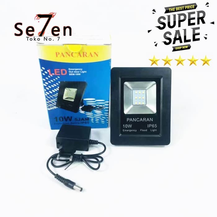 tko120 Lampu Sorot Waterproof Lampu Darurat Emergency Floodled 10 Watt