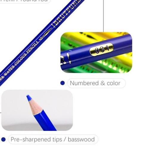 

○ Pensil Warna Brutfuner Painting Oil Pencil Artist Color Pencils Set 48 - 48 Oil Pencil ☜