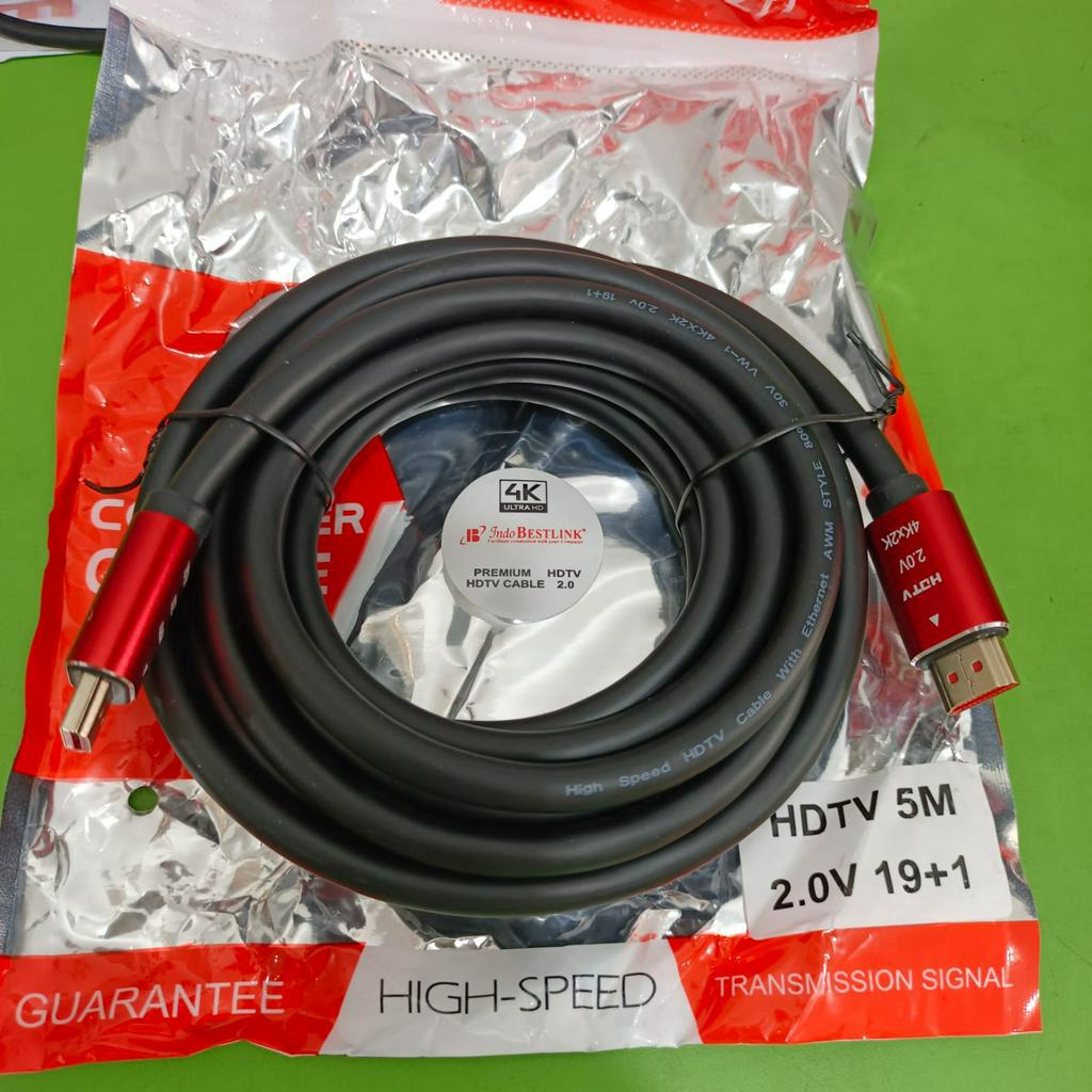 Bestlink Kabel HDMI 5Meter Versi 2.0 Gold Plate