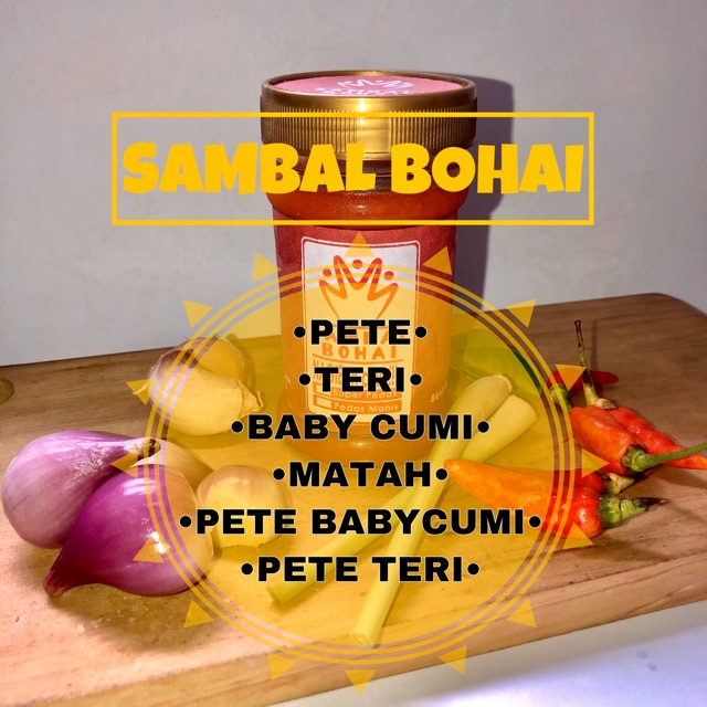 

HARGA GROSIR (RESELLER) SAMBAL BOHAI SUPER PEDAS:PETE BABYCUMI-PETE TERI-BABYCUMI