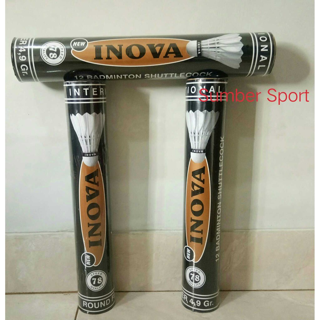 SHUTTLECOCK INOVA BADMINTON 100% ORIGINAL