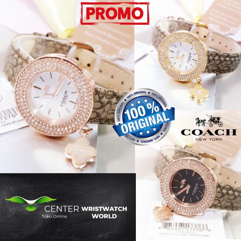 JAM TANGAN WANITA MERK COACH ORIGINAL 100% ROSEGOLD