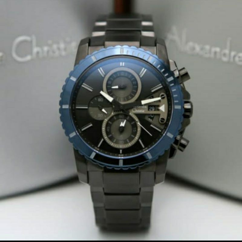 Jam Tangan Pria Sport Alexandre Christie 6532