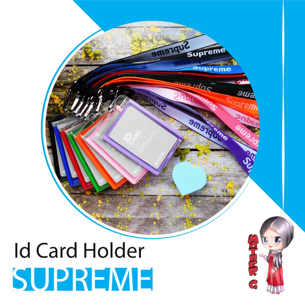 

Name Tag Holder SUPREME - ID CARD HOLDER | BARANG IMPORT - MBAKTRIS