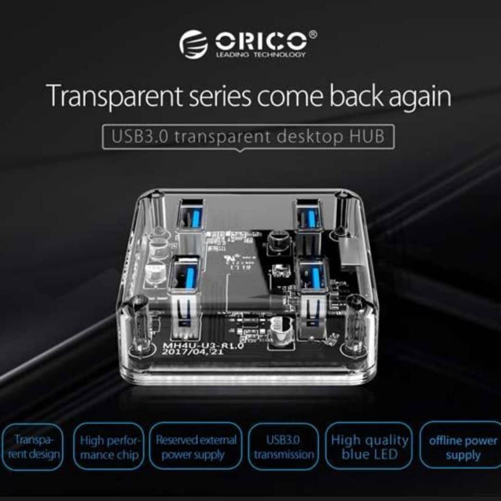 ORICO F4U-U3 4 Port USB3.0 Transparent HUB / Orico MH4U-U3-10 4 Port USB3.0 Transparent HUB