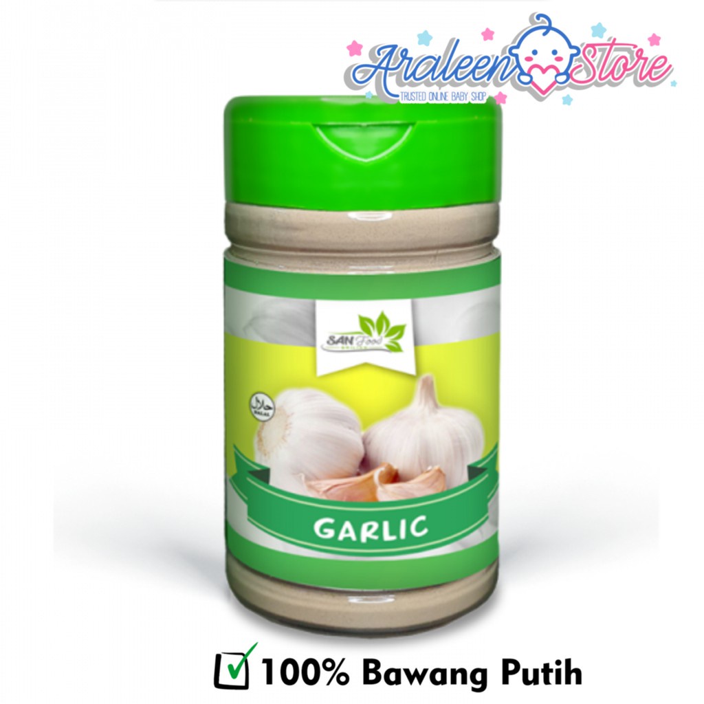 

SANFOOD Garlic Powder Seasoning 70 gr Bubuk Bawang Putih 100% MPASI
