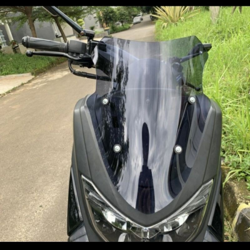 Windshield Nmax lama vector new Lancip Clear Smoke