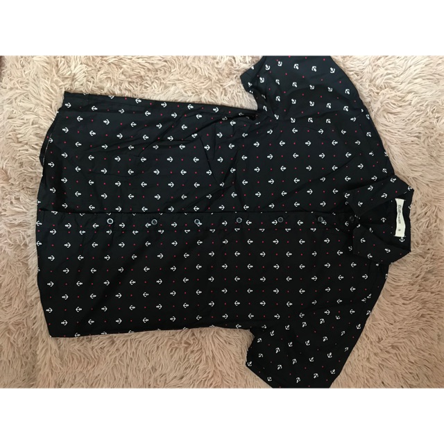 baju kemeja import bangkok lengan pendek