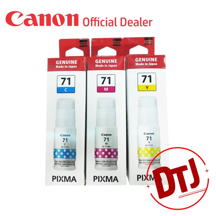 Tinta Canon 71 Cyan / Magenta / Yellow Original