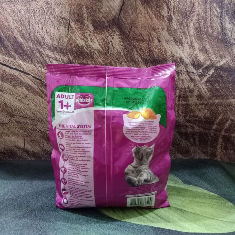 Whiskas Adult Tuna 450gr / Makanan Kucing Dewasa Rasa tuna freshpack