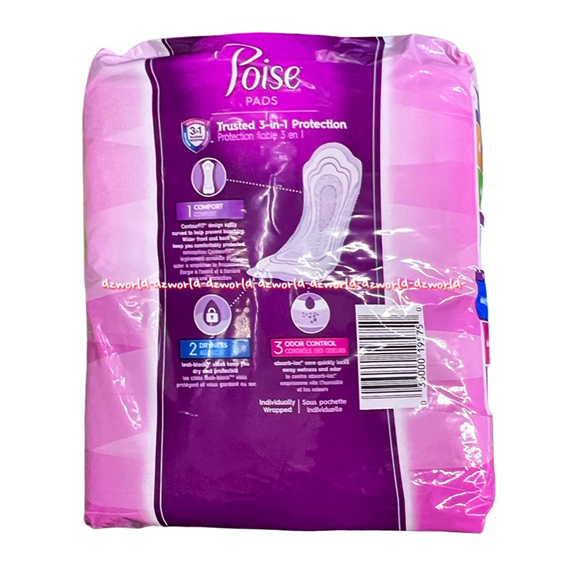 Poise Pad Long Lenght 16pads Pembalut Wanita Pois 12hour Protection Pembalut Bersalin Poisepad  16 pcs