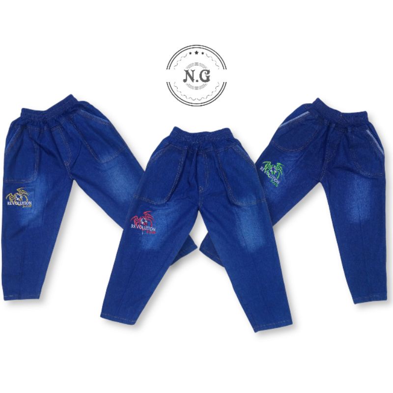 Celana Jeans Panjang Anak Laki-laki/Celana jeans Anak Distro/Celana Panjang Jeans Anak Cowok Cewek