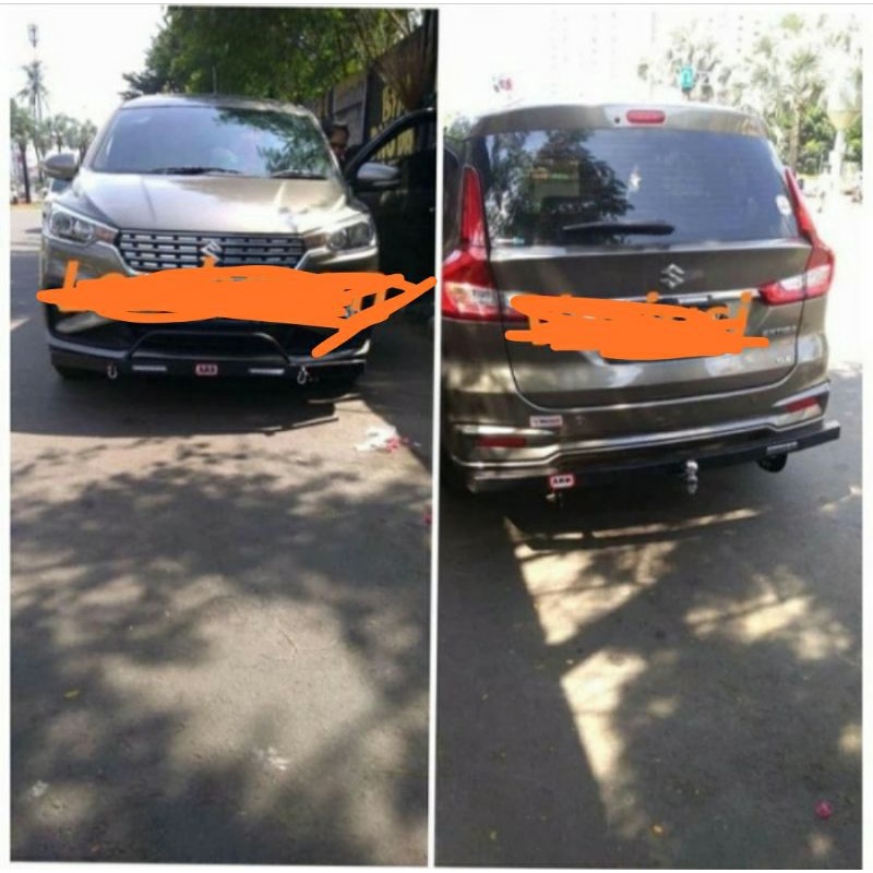 Paket Tanduk Depan Belakang All New Ertiga 2018-2020 Full Besi