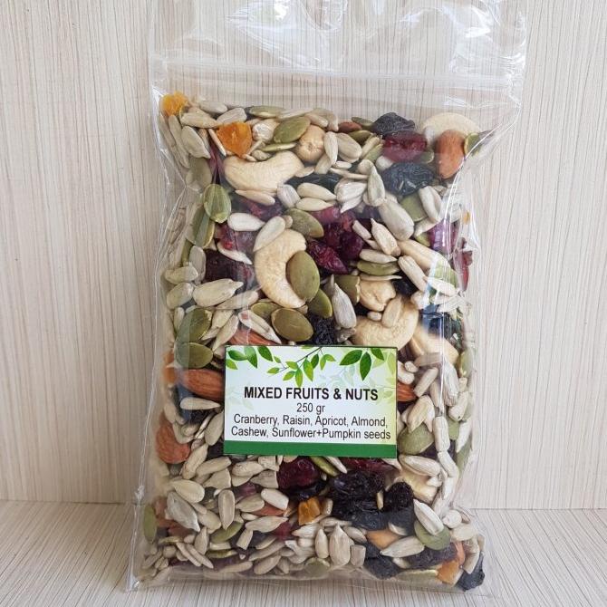 

vaargavaldian5678 MIXED FRUITS & NUTS - 250gr TERLARIS TERPERCAYA ORIGINAL