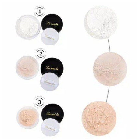 Bedak Pengontrol Minyak Lameila Loose Powder cjr 3580